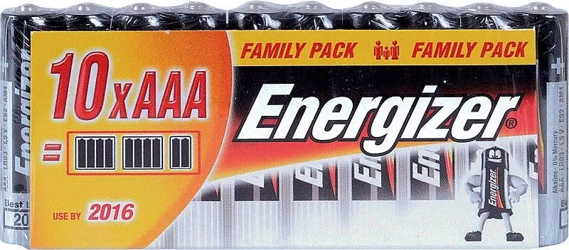 Jednorazová batérie Energizer Alkaline Power Family Pack AAA / 10