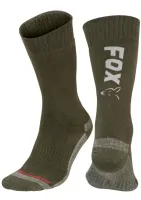 FOX Ponožky Green/Silver Thermolite Long Sock 44-47