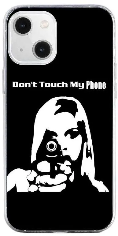 Kryt na mobil TopQ iPhone 13 silikón Nechcem Touch Gun 64627