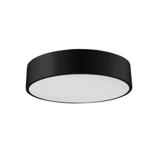 Stropné stmievateľné LED svietidlo MNLX Round 100, 24V, 2700-6500K, čierna