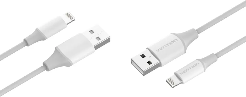 Dátový kábel Vention USB to Lightning MFi Cable 2M White