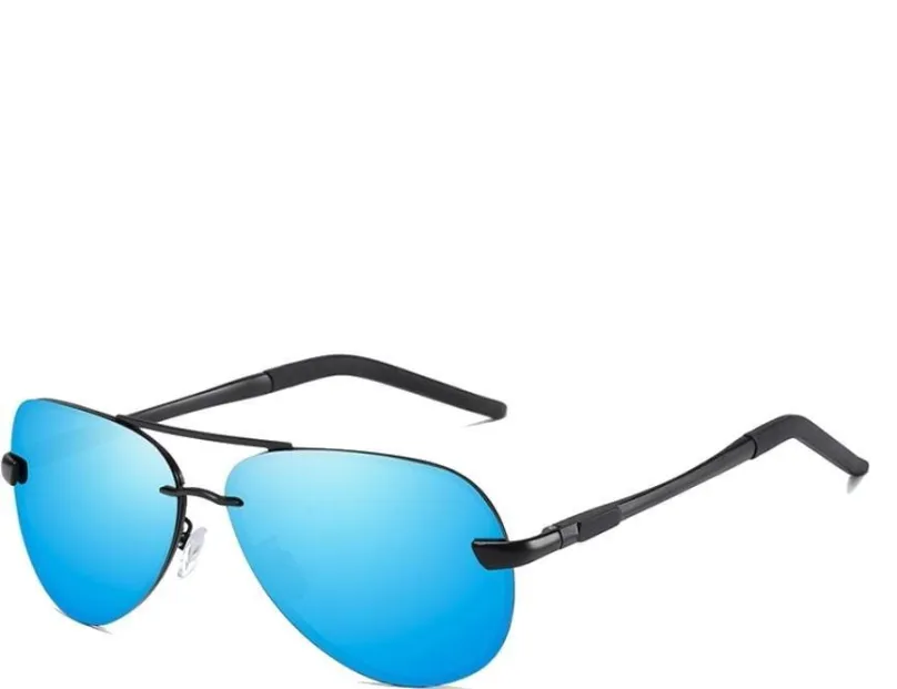 Slnečné okuliare VeyRey Polarizačné okuliare pilotky Laudin modrá sklá