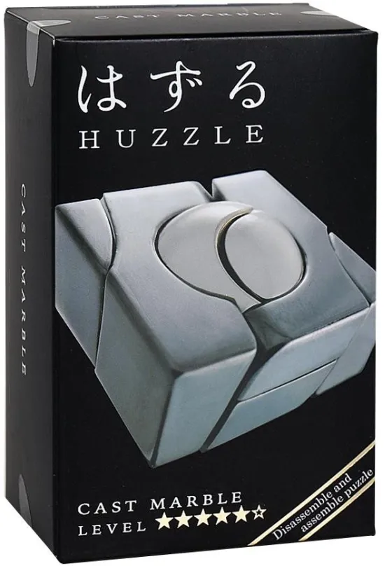 Hlavolam Huzzle Cast Marble 5/6, materiál kov, vysoká obtiažnosť