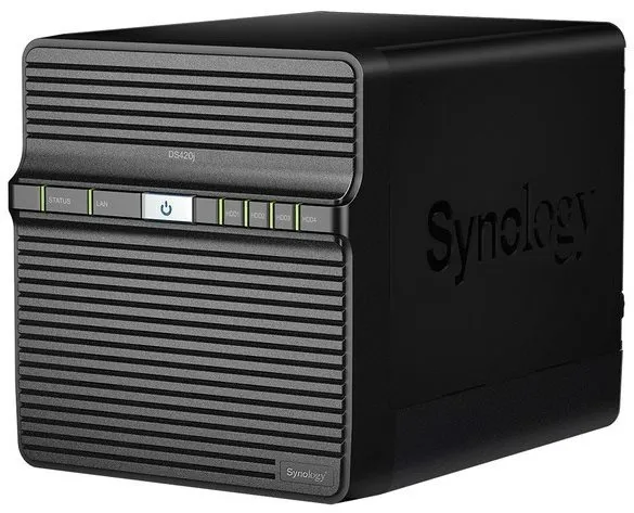 NAS Synology DiskStation DS420j, 4×, CPU Realtek RTD1296 1,4 GHz, 1 GB DDR4 (max. 1 GB),