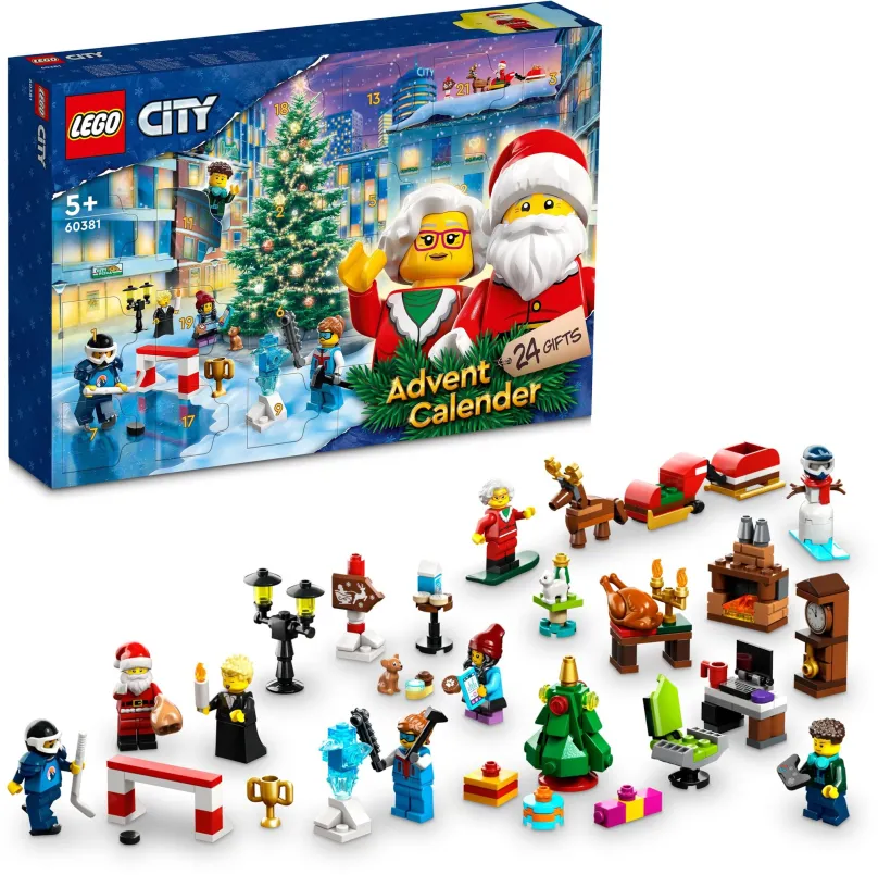 Adventný kalendár LEGO® City 60381 Adventný kalendár LEGO® City 2023