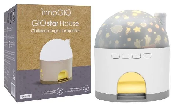 Detský projektor innoGIO Giostar svetelný House