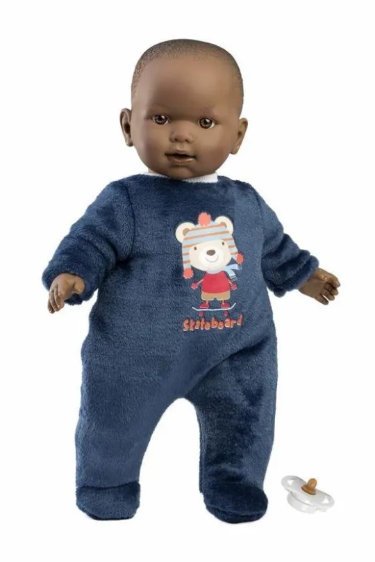 Bábika Llorens 14247 Baby Zareb - realistická bábika s mäkkým látkovým telom - 42 cm