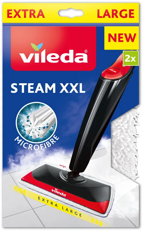 Náhradný mop VILEDA náhrada na Steam mop plochý XXL, 2 ks