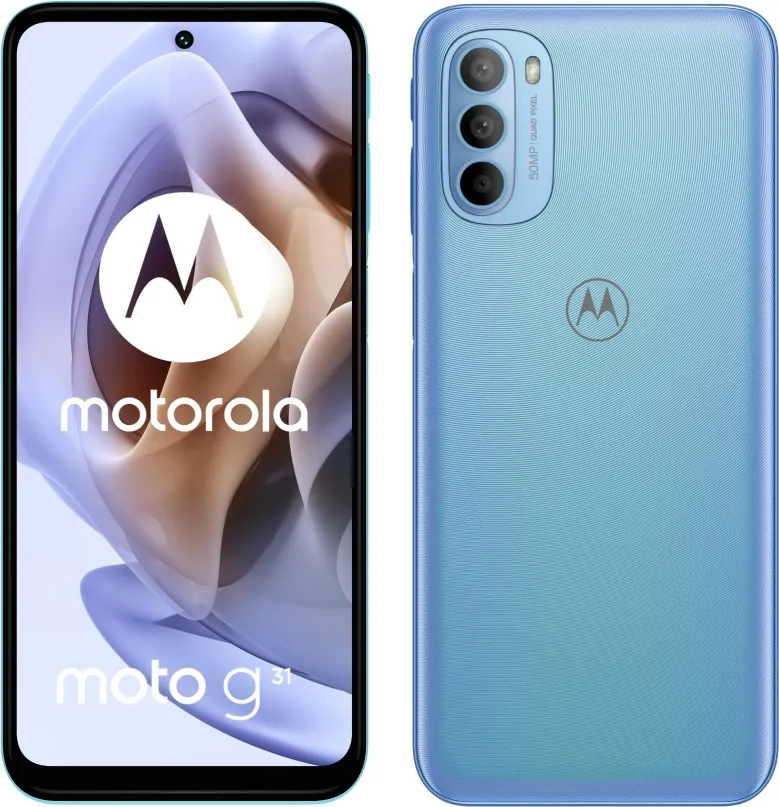 Mobilný telefón Motorola Moto G31 Dual SIM modrá
