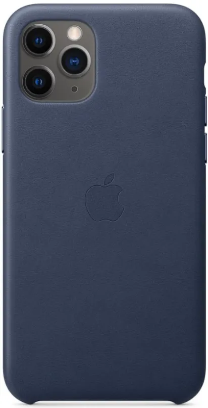 Kryt na mobil Apple iPhone 11 Pre Kožený kryt polnočná modrá