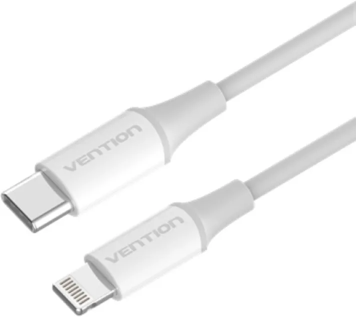Dátový kábel Vention USB-C to Lightning MFi Cable 2m White