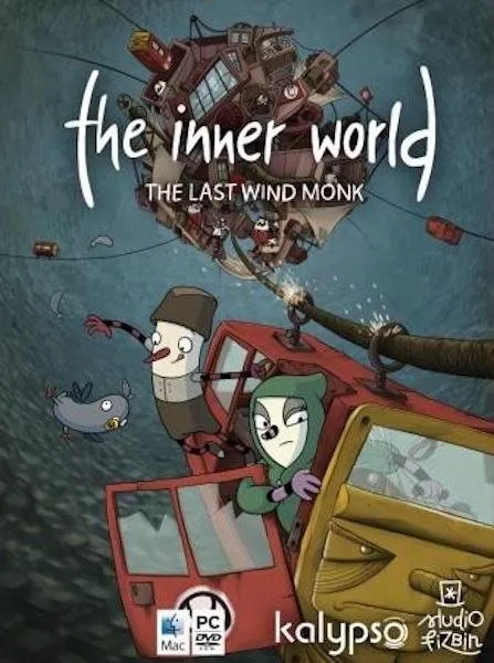 Hra na PC Kalypso The Inner World - The Last Wind Monk (PC), , riešte hlavolamy vo svete p