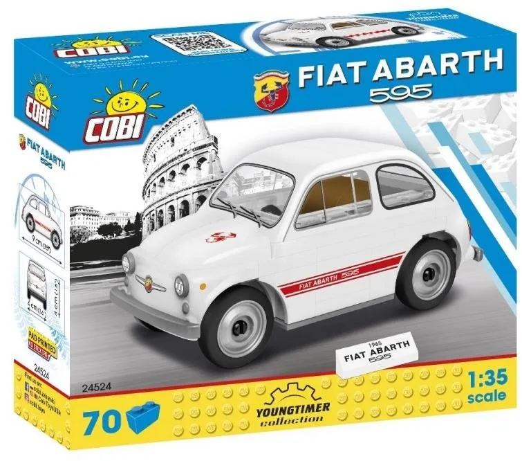 Stavebnica Cobi Fiat 500 Abarth 595 competizione