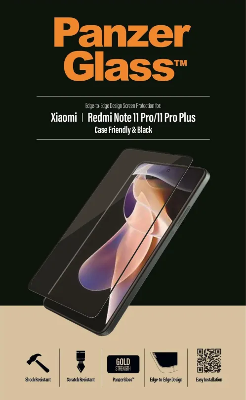 Ochranné sklo PanzerGlass Xiaomi Redmi Note 11 Pro/11 Pro Plus, pre Xiaomi Redmi Note 11 P