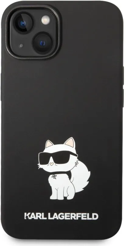 Kryt pre mobil Karl Lagerfeld Liquid Silicone Choupette NFT Zadný Kryt pre iPhone 14 Plus Black
