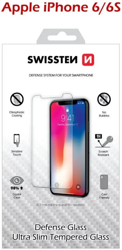 Ochranné sklo Swissten pre iPhone 6 / 6S