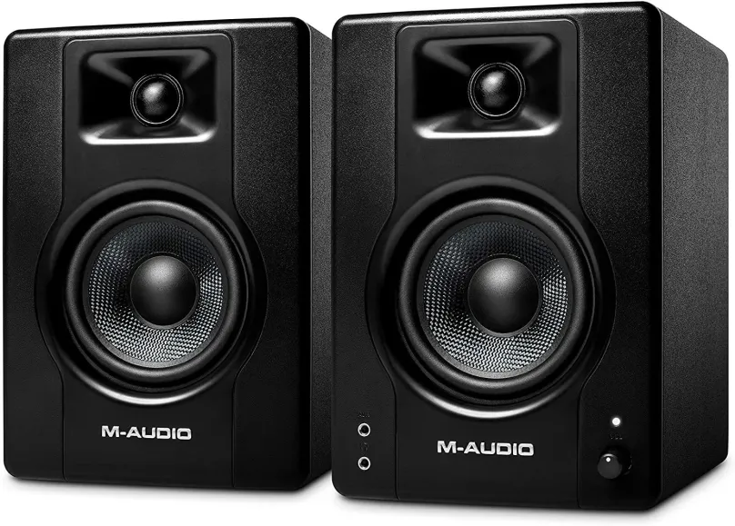 Reproduktory M-Audio BX4 pár, aktívny, 2.0 s výkonom 120W, frekvenčný rozsah od 69 do 2200