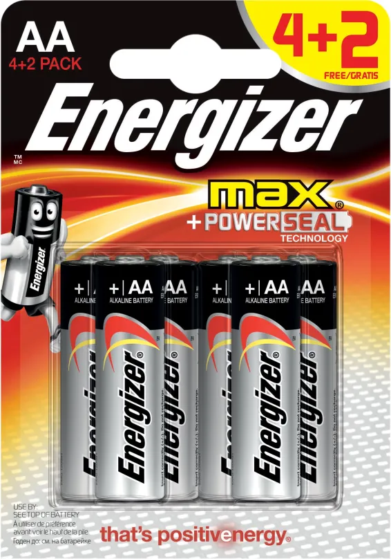 Jednorazová batéria Energizer Max Ceruzka AA