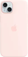 Kryt na mobil Apple iPhone 15 Plus Silikónový kryt s MagSafe svetlo ružový