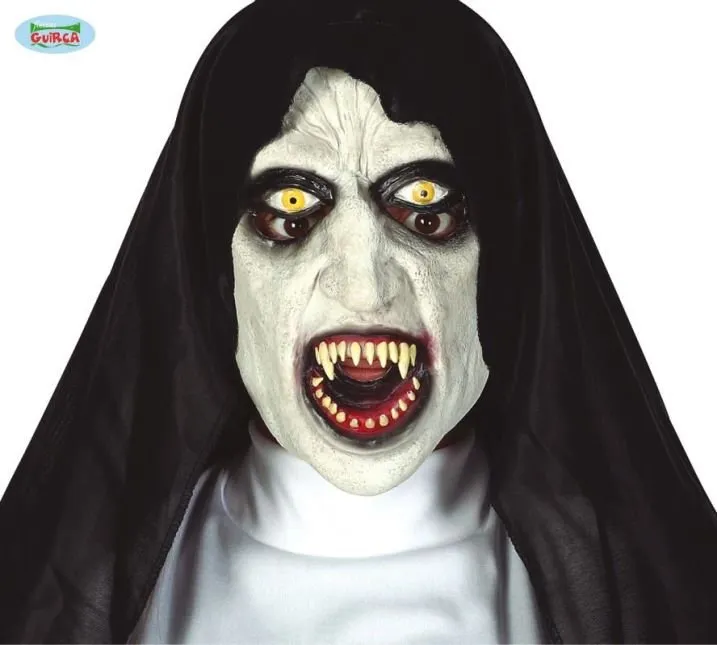Karnevalová maska Maska sestra - Mníška - Halloween - 19 x 17 x 50 cm