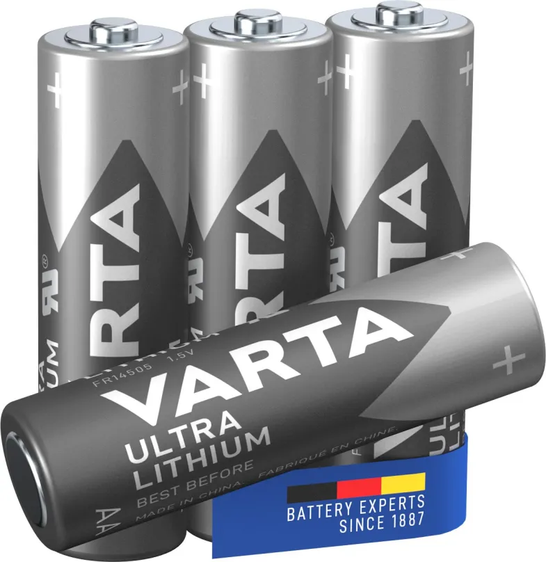 Jednorazová batéria VARTA lítiová batéria Ultra Lithium AA 4ks
