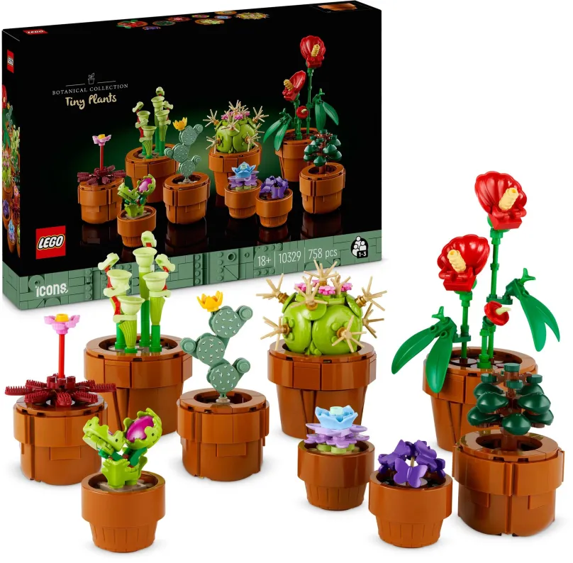 LEGO stavebnica LEGO® Icons 10329 Miniatúrne rastliny