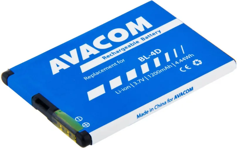 Batéria pre mobilný telefón Avacom pre Nokia N8, E7 Li-ion 3,7 V 1200mAh (náhrada za BL-4D)