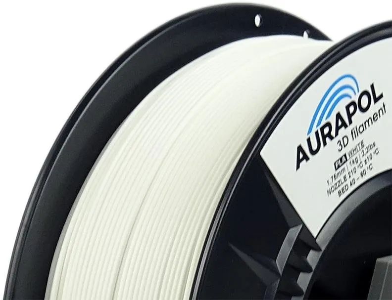 Filament AURAPOL PLA HT110 3D Filament Biela 1 kg 1,75 mm