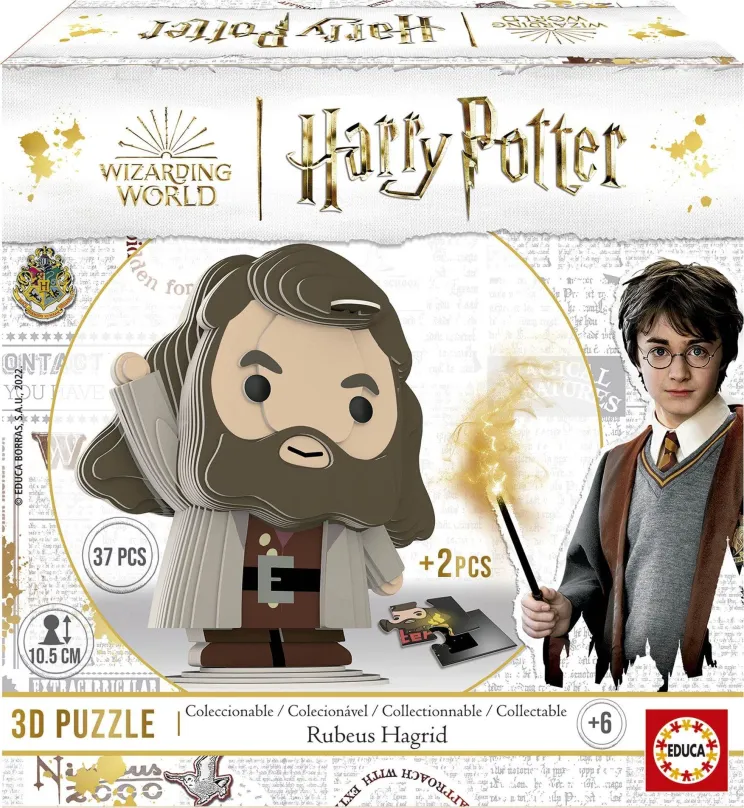 3D puzzle EDUCA 3D puzzle Harry Potter: Rubeus Hagrid 37 dielikov