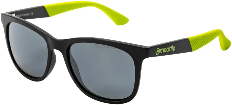 Slnečné okuliare Meatfly Clutch 2, Black / Green