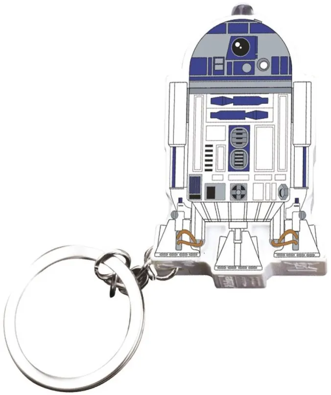 Kľúčenka Star Wars - R2-D2 svietiaca - kľúčenka