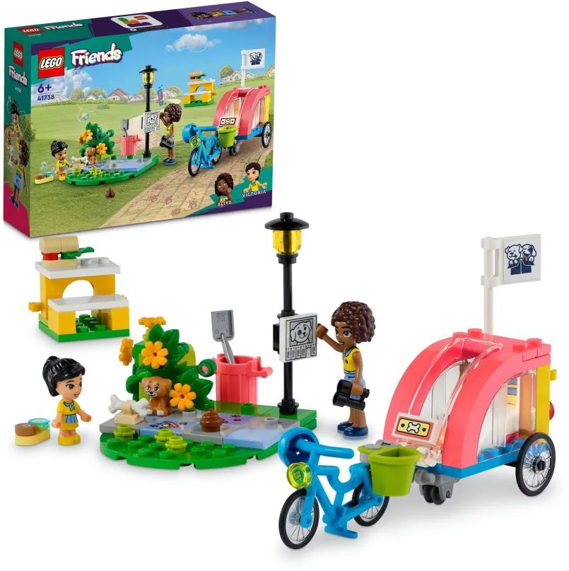 LEGO stavebnica LEGO® Friends 41738 Záchrana psíka na bicykli