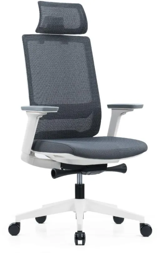Kancelárska stolička DALENOR Meteor X, ergonomická, sieťovina, sivá