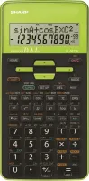 Kalkulačka SHARP EL-531TH zelená, vedecká k maturite, batériové napájanie, 12miestny 2riad