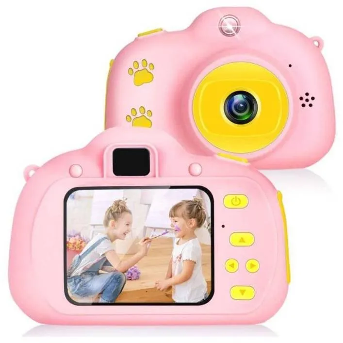 Detský fotoaparát Leventi XP-085 digitálny fotoaparát, ružový