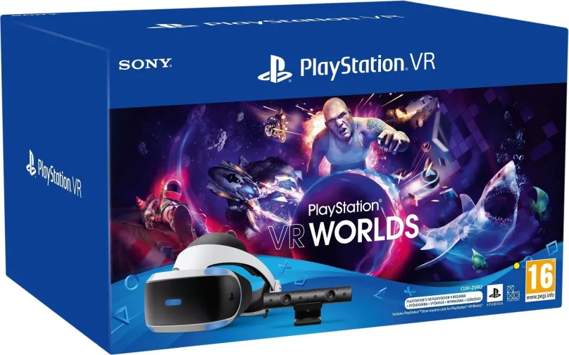 Okuliare pre virtuálnu realitu PlayStation VR (PS VR + Kamera + hra VR Worlds + PS5 adaptér)