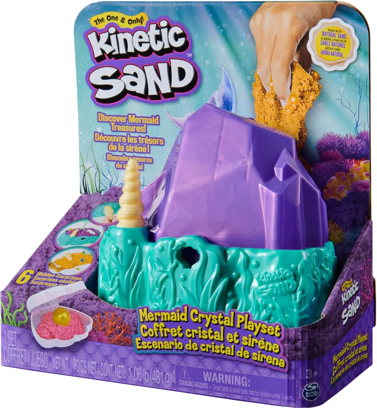 Kinetický piesok Kinetic Sand Koralový útes veľká hracia sada