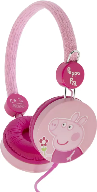 Slúchadlá OTL Peppa Pig Pink Kids Core