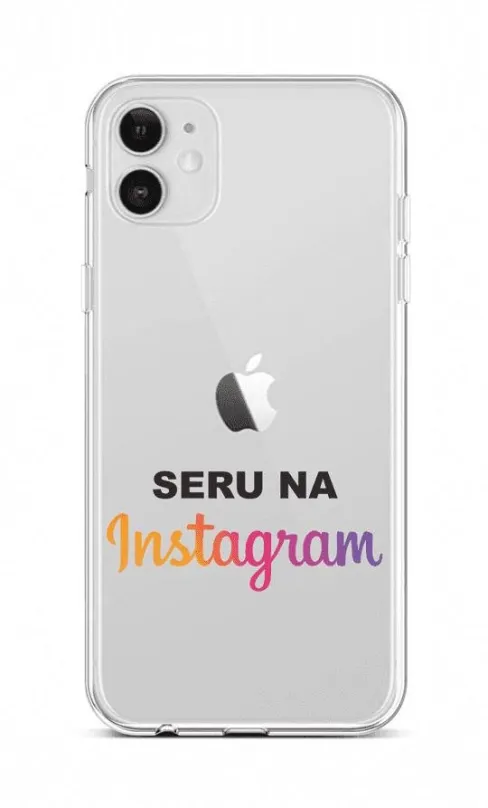 Kryt na mobil TopQ iPhone 12 silikón Instagram 55213