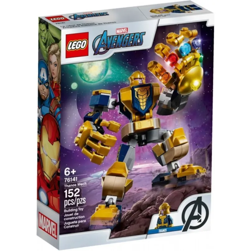 LEGO stavebnica LEGO Super Heroes 76141 Thanosov robot, pre deti, vhodné od 6 rokov, posta