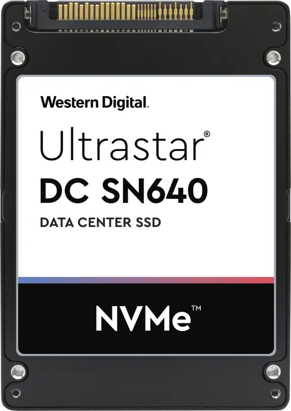 SSD disk WD Ultrastar DC SN640 7680 GB (WUS4CB076D7P3E3), U.2, PCIe 3.1 x4 NVMe, TLC (Trip