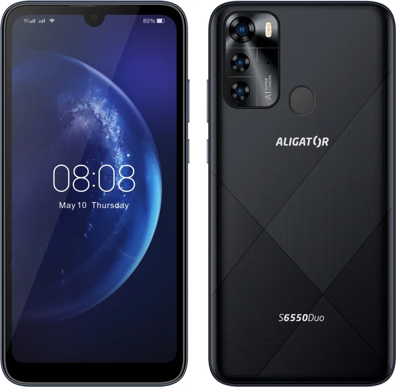Mobilný telefón Aligator S6550 Duo 3GB/128GB čierna