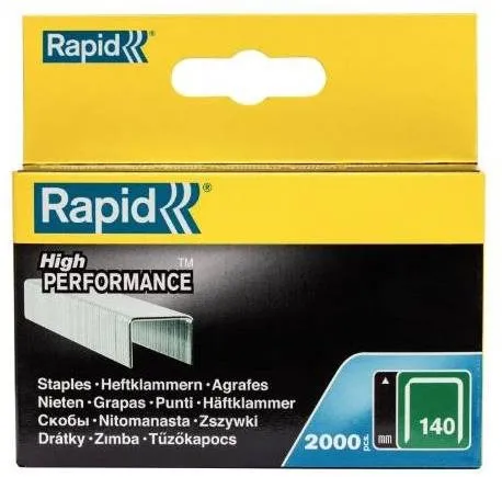 Spony do sponkovačky RAPID High Performance, 140/8 mm, krabička - balenie 2000 ks