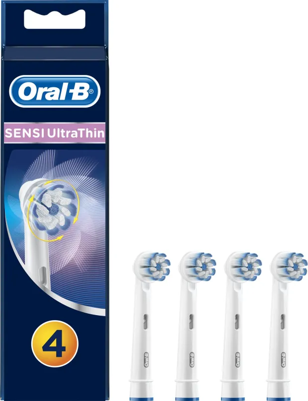 Náhradná hlavica k zubnej kefke Oral-B Sensitive 4ks
