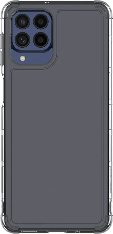 Kryt na mobil Samsung Galaxy M53 Polopriehľadný zadný kryt čierny