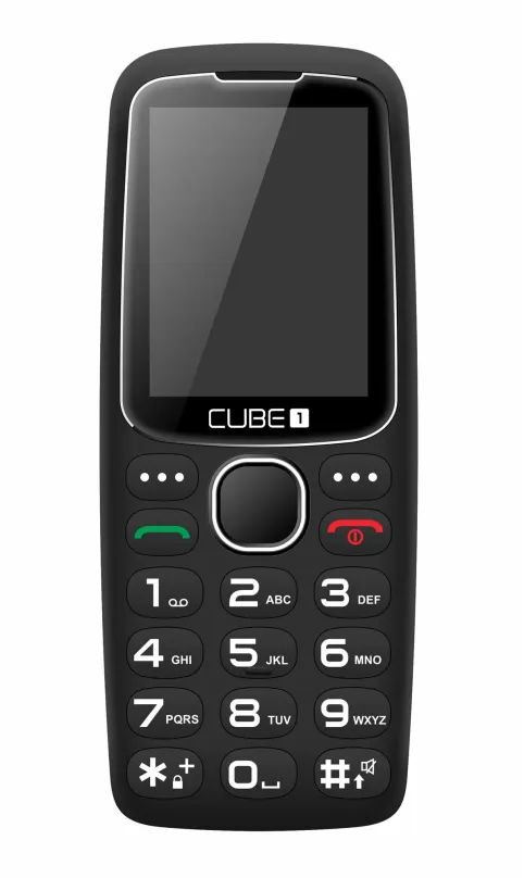 Mobilný telefón CUBE1 S300 Senior čierna