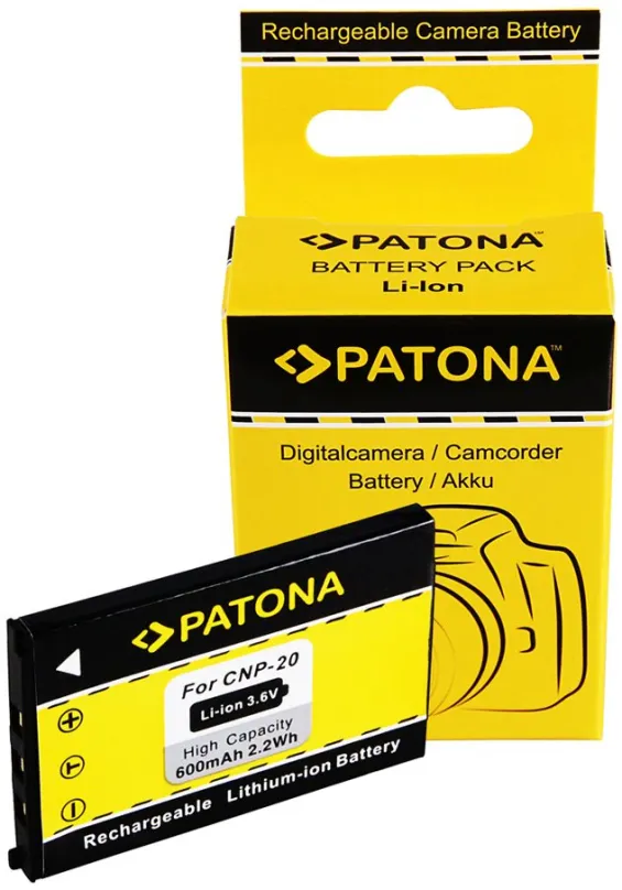 Batérie pre fotoaparát Paton pre Casio NP-20 600mAh Li-lon