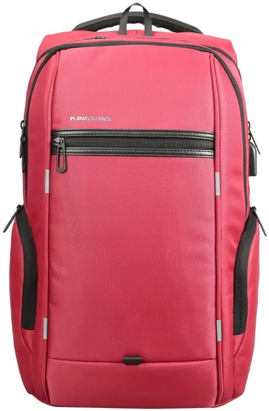 Batoh na notebook Kingsons Business Travel Laptop Backpack 15.6 "červený