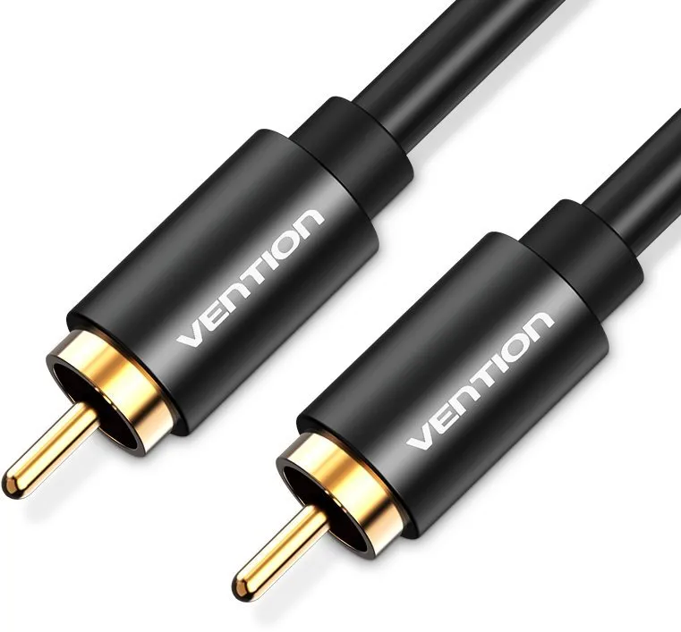 Audio kábel Vention 1x RCA Male to 1x RCA Male Cable 2m Black
