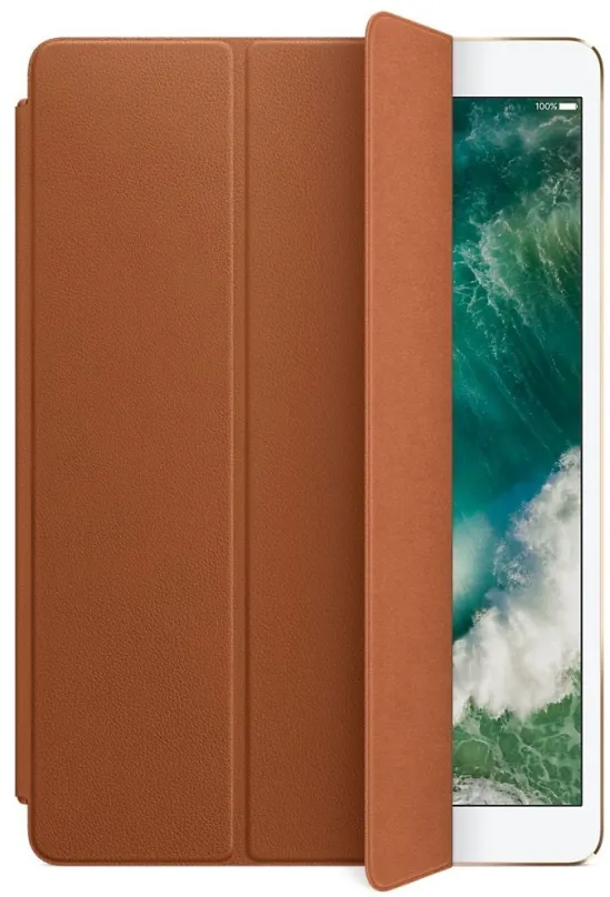Puzdro na tablet Apple Leather Smart Cover iPad 10.2 "2019 a iPad Air 10.5" Saddle Brown